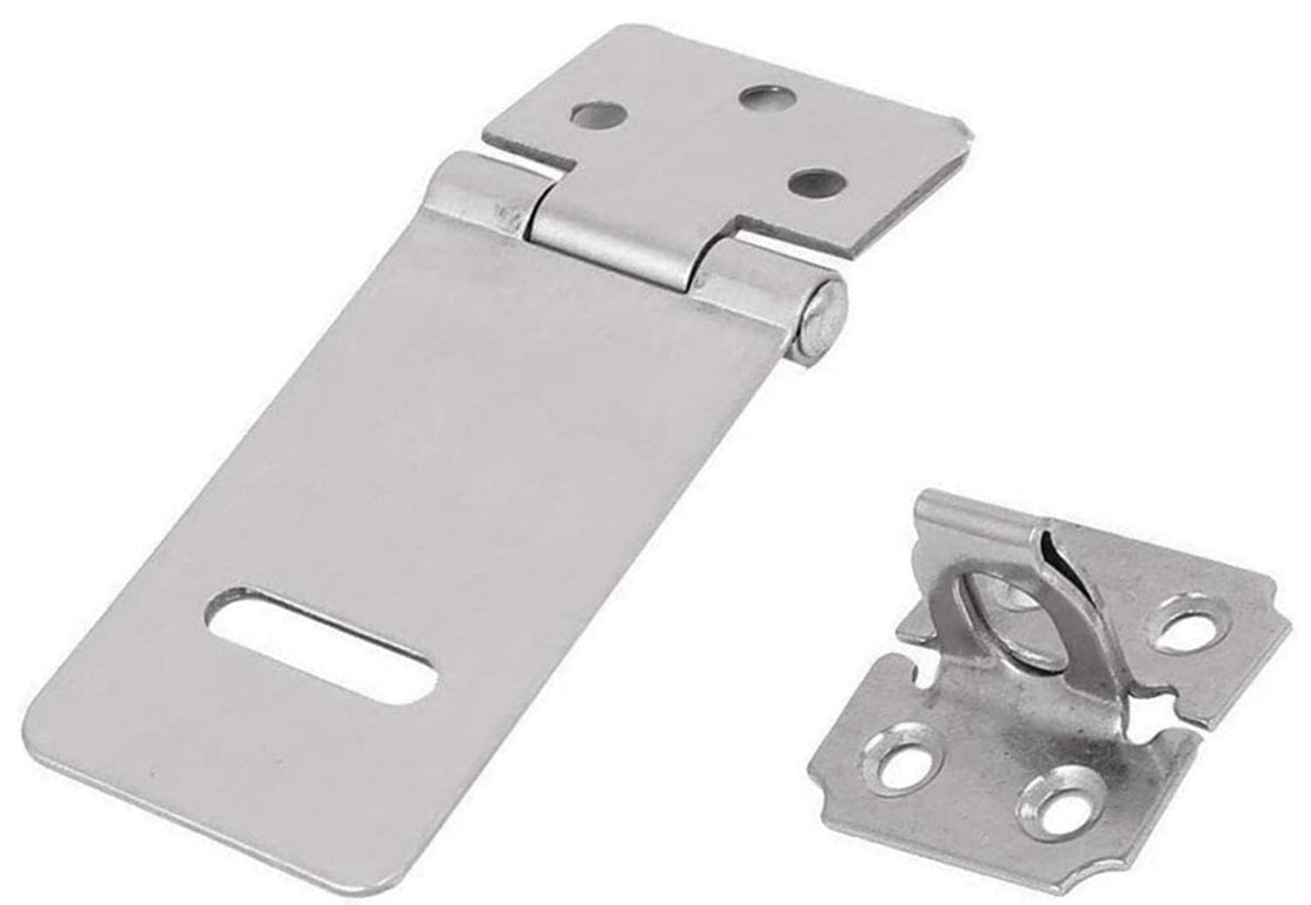 4 Pack Door Padlock Locks Hasp Latch, 2.5inch Safety Packlock Clasp Hasp Lock Latch,Extra Thick Door Gate Lock Hasp