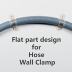 Marine Bilge Pump Hose 1-1/8 Inch Plumbing, Black Straight Thru Hull