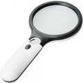 Magnifier 3 LED Light Handheld 3X 45X Glass Magnifier for Reading Jewelry | Portable, with bright white bulbs,for