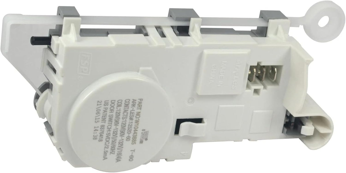 Replacement For Whirlpool 7MWFW72HEDW0 7MWFW75HEFW0 7MWFW75HEFW1 7MWFW81HEDW0 7MWFW87HEDC0 7MWFW90HEFC0 7MWFW90HEFC1 Washer Door Latch Switch