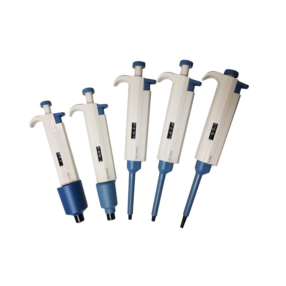 100-1000μL Micropipette High-Accurate Pipettor Adjustable Variable Volume Single-Channel Pipette for Laboratory