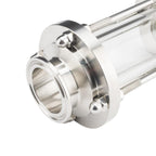 SENFUID Flow Sight Pipe Glass Diopter 2 Inch Ferrule Tri Clamp