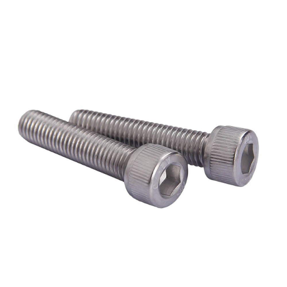 Junter 10pcs M8-1.0 x 20mm Fine Thread Metric Hex Socket Head Cap Screws