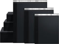 60 Pack Black Poly Mailers Variety Pack, 10x13&12x15.5&14.5x19
