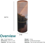 Rainbow Pond Scattering Tube - Small, Biodegradable Cremation Urn for Ashes, Small Sized Cremation Urn, 9 Inches High