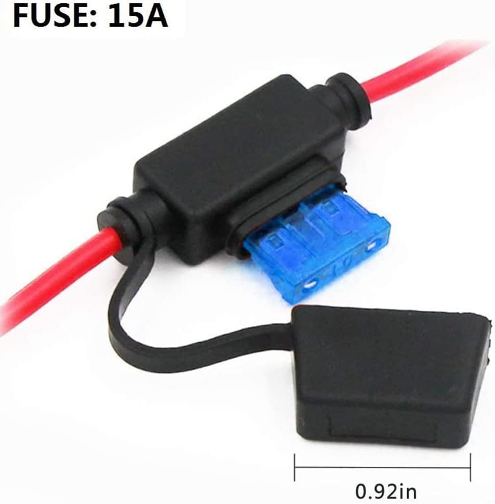 13FT 12V Female Cigarette Lighter Socket Battery Eyelet Ring Terminal 12volt Extension Cord Outlet Adapter Plug Power