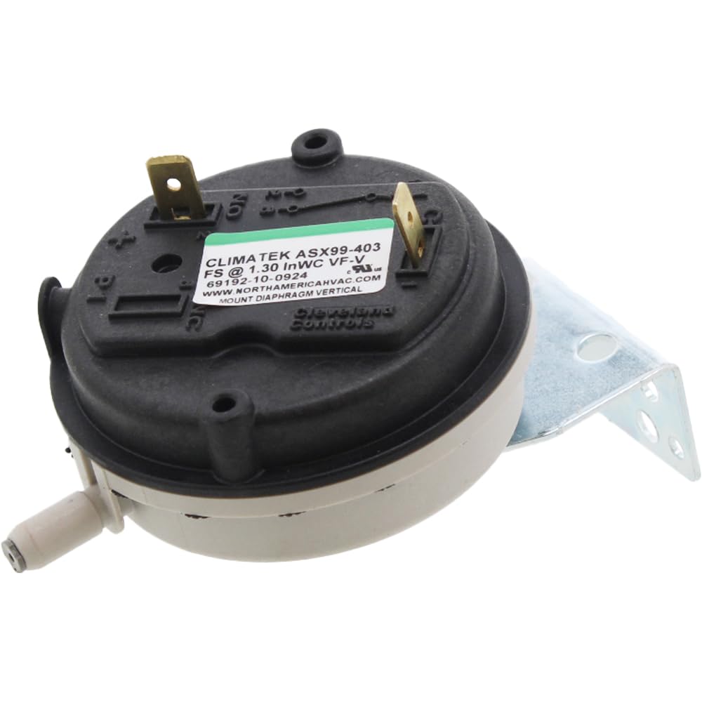 ClimaTek Air Pressure Switch Fits Rheem Ruud 42-24012-01, 42-24387-01