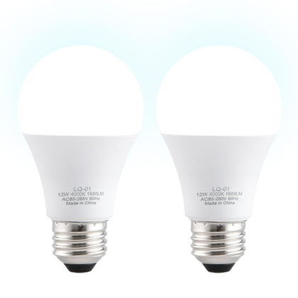 2PK 4000K Garage Door Opener Light Bulbs, 1500LM Ultra Bright, Minimize Interference, Compatible with Most Garage