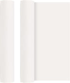2 Rolls 12 Inch x 54.68 Yard Acid Free Archival Tissue Paper, Unbuffered, White Packing Paper for Clothing Storage