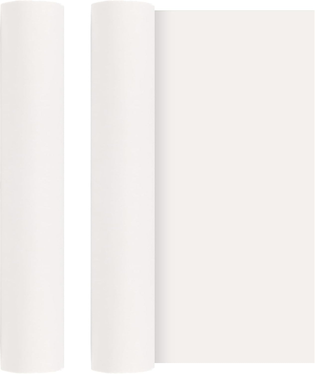 2 Rolls 12 Inch x 54.68 Yard Acid Free Archival Tissue Paper, Unbuffered, White Packing Paper for Clothing Storage