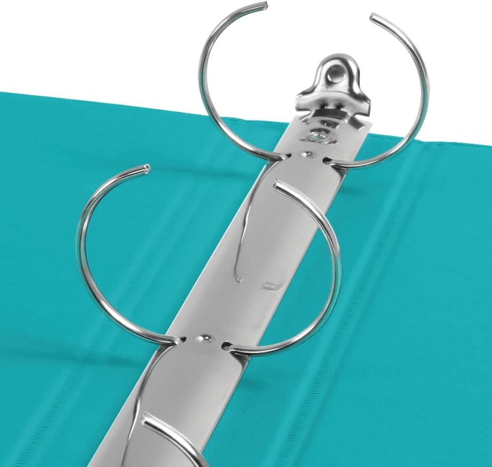 Cardinal 3 Ring Binders, Binders for School and Office, Durable 1.5 Inch, Round Rings, Holds 350 Sheets, ClearVue