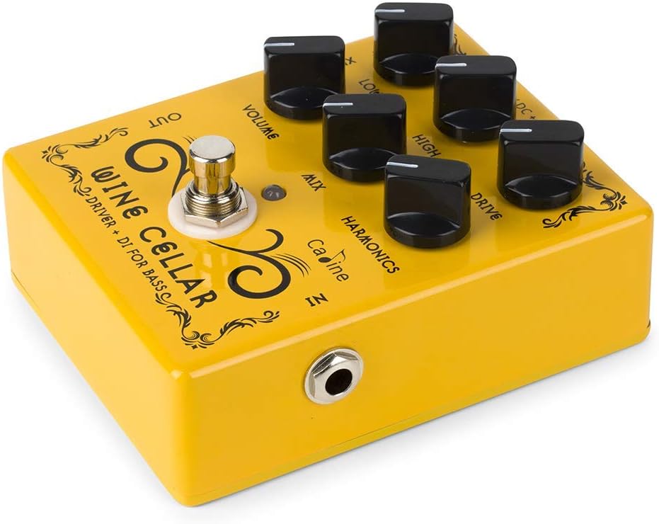 CP-60 Wine Cellar Driver Guitar Effects Pedals Classic Tube Bass Amp Guitar Yellow Pedal