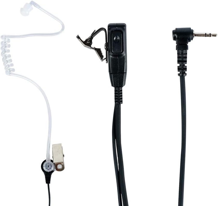 Acoustic Tube Earpiece 1-Pin Compatible with MH230R MR350R T200 | Surveillance Headset, Covert, PTT Mic, Comfort