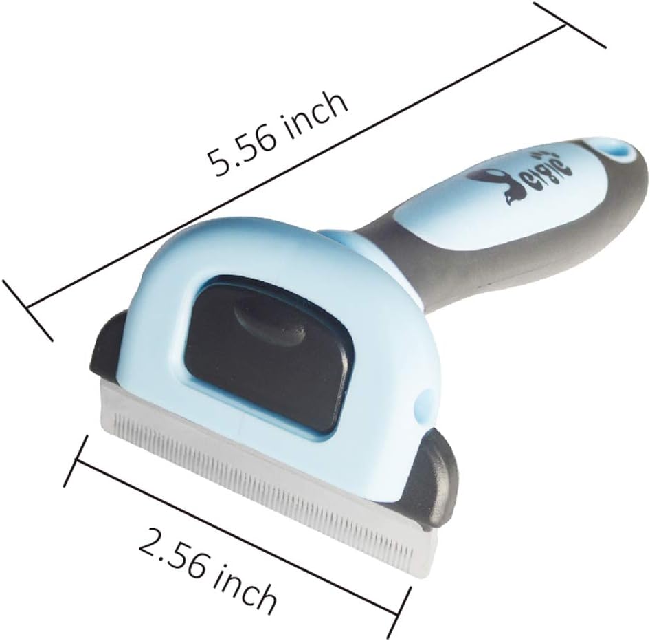 Cat Brush & Cat Comb for Shedding, 2.5inch Blue - Hair Brush for Long Hair and Short Hair, Pet Grooming Tool for