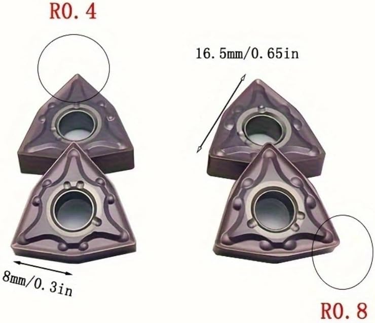 WNMG External Metal Milling Carbide insert (10pcs WNMG080408-MA UE6020)