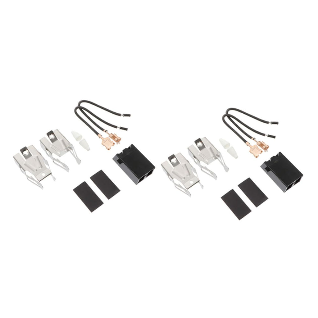 2 Sets Electric Stove Receptacle Kit for Burner Component Maintenance