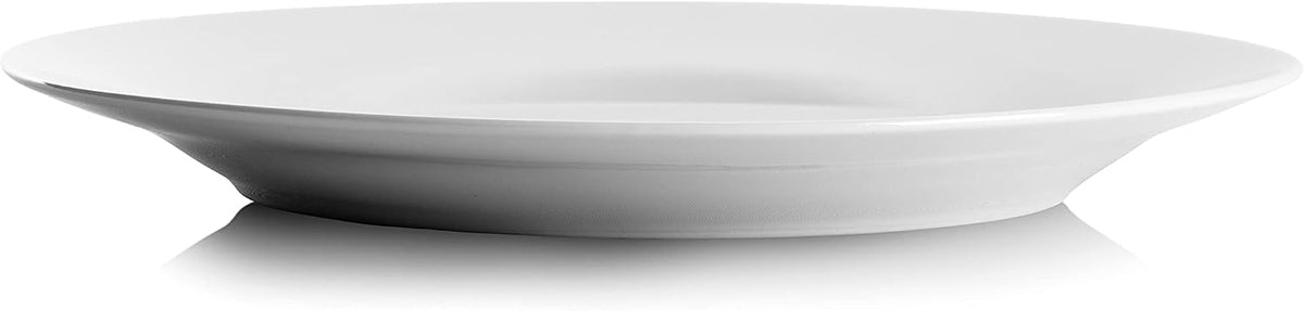 10.5" Catering Round Dinner Plate, Set of 12 , White