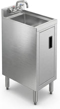 18" x 12" Stainless Steel Underbar Hand Sink Cabinet Base