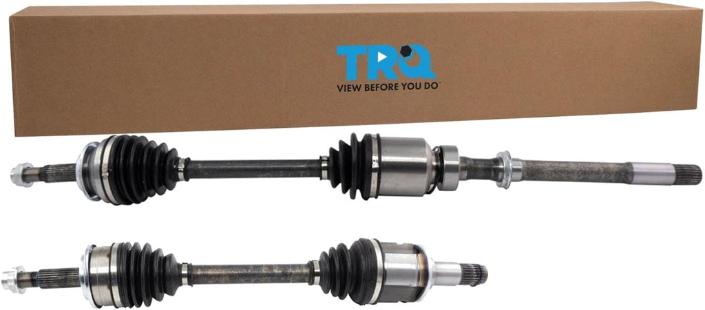 TRQ Front Driver and Passenger Side CV Axle Assembly Set 2 Piece