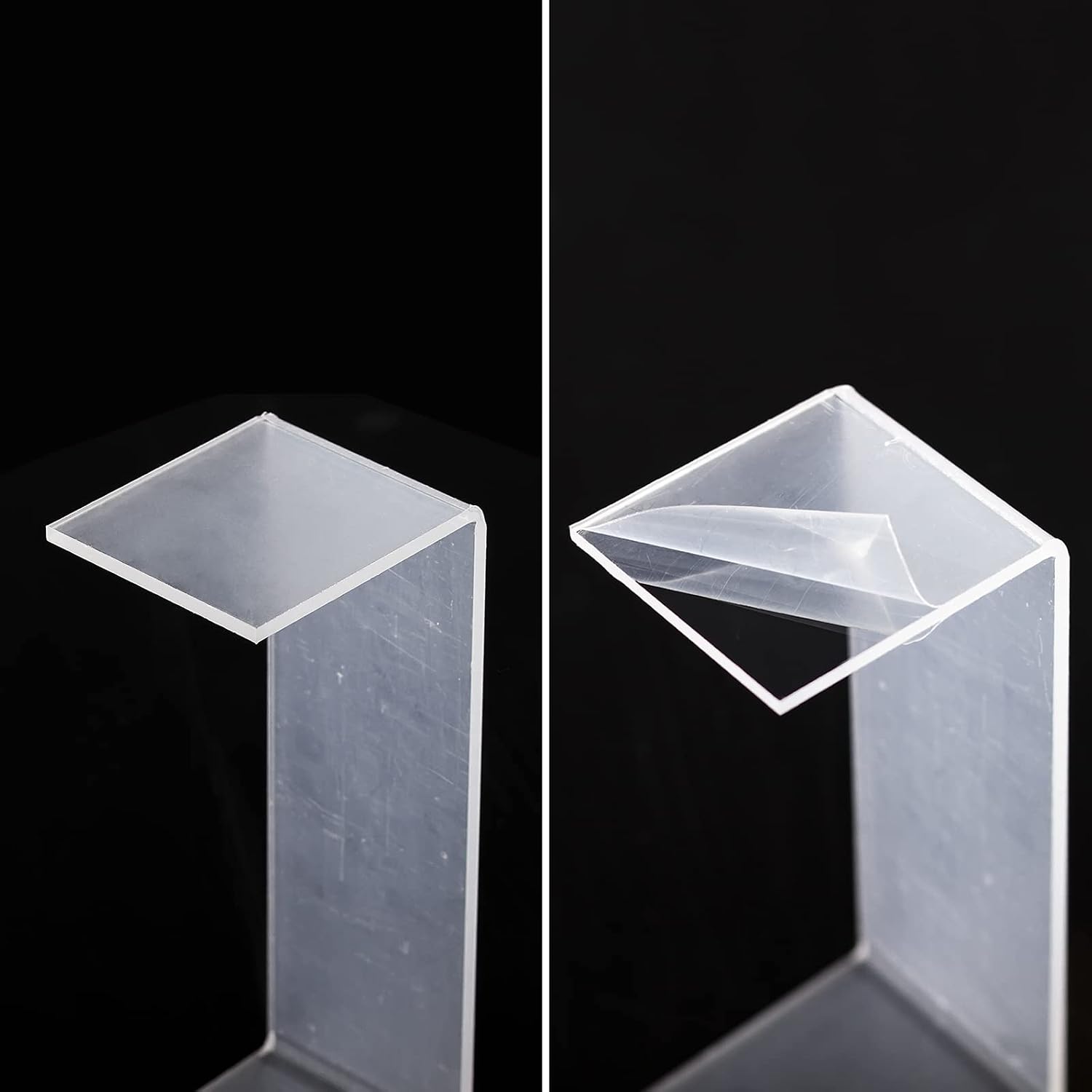 Acrylic Display Stand Riser Clear Small Acrylic Decorator Stand Shelf for Figures Pops, Jewelry, Cupcake, Dessert - 2