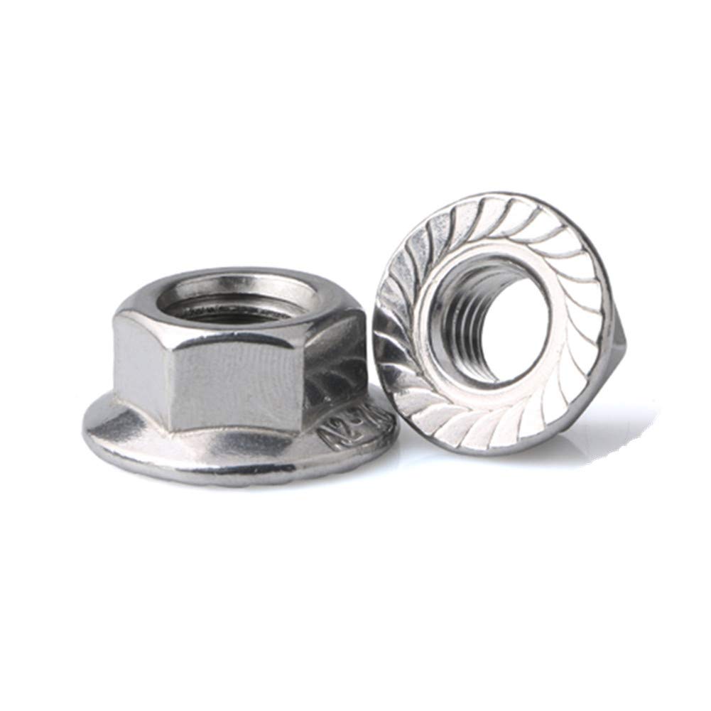 FullerKreg M8 x 1.25 Serrated Hex Flange Nut, 25 Pcs
