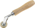 Brass Seam Roller, Roof and Vinyl Floor Detail Roller with Wood Handle