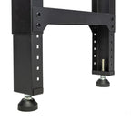 Metal Table Legs and Adjustable Workbench Legs, Heavy Steel Frame