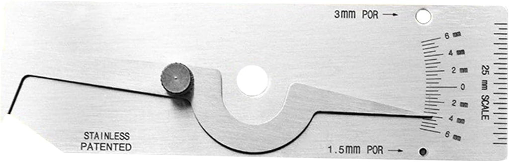 High-Precision Depth Guage Height Gauge Weld-Gage Biting for Router-Table Height Undercut Woodworking