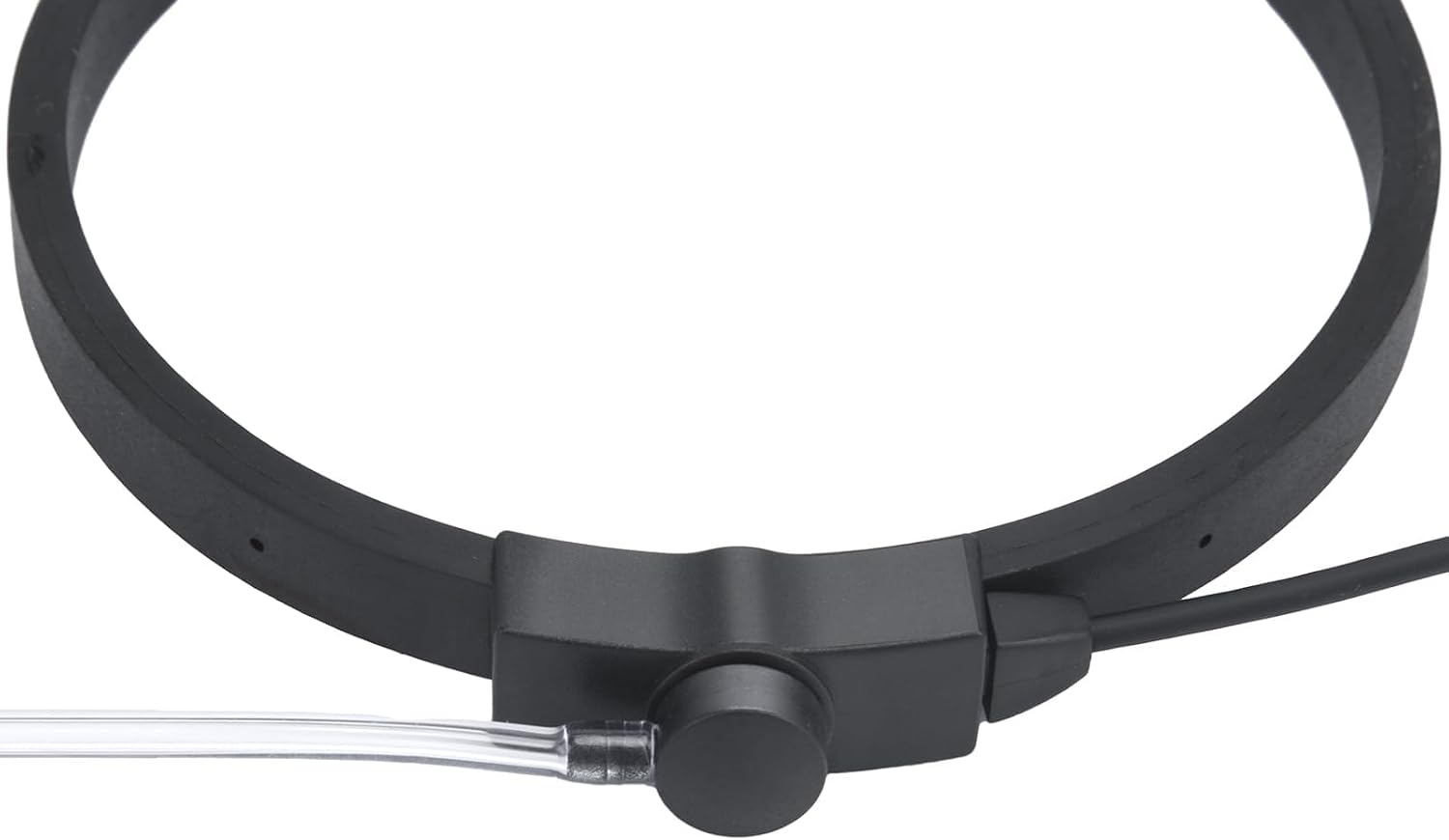 Renastar Tactical Throat Mics with PTT Earpiece Headset Throat Microphones Neck Mic for Two Way Radio Motorola Vertex
