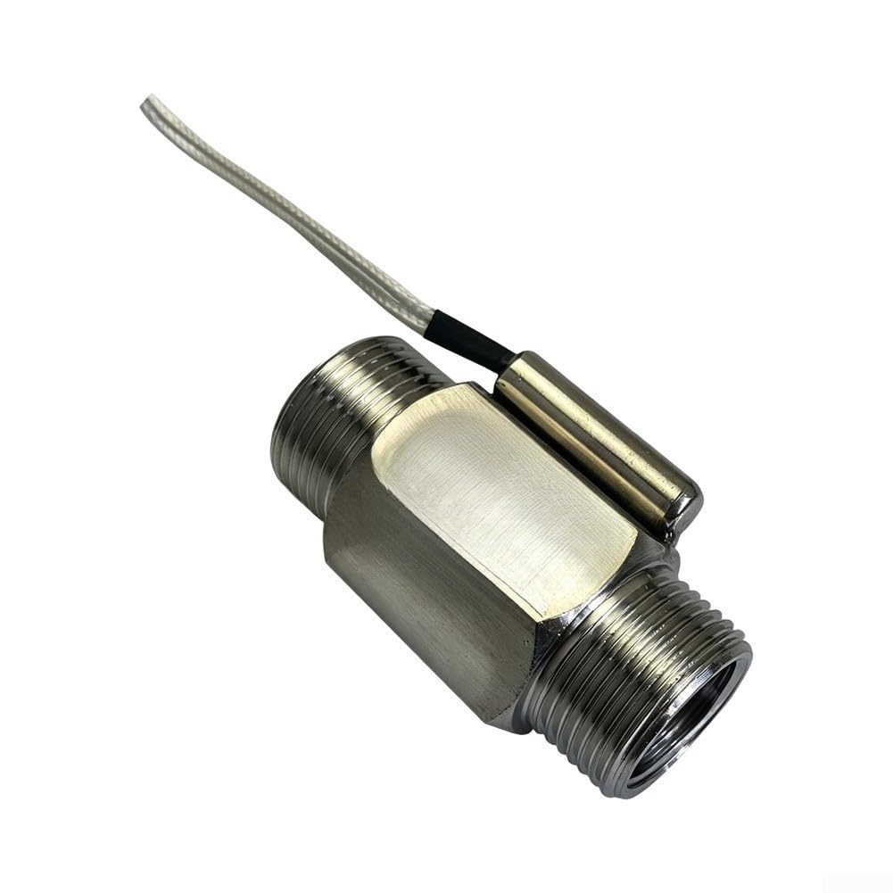 304 Stainless Steel Flow Switch Sensor G1/4 Piston Type(ZFS-02S 110V)