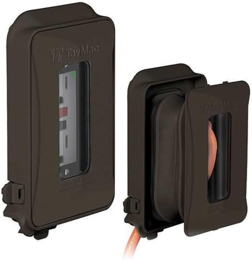 TayMac Expandable 1-Gang Weatherproof In-Use Cover, Bronze