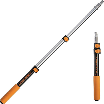 1.5-3 ft Long Paint Roller Extension Pole // Multi-Purpose Telescopic Extension Pole with Universal Twist-on Metal