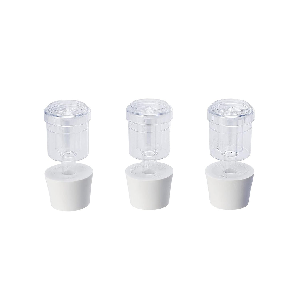 2-Piece Airlocks with #7 Rubber Stoppers for Fermentation - Airlocks for Wine Making, Brewing Beer, and Fermenting
