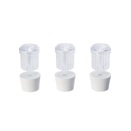 2-Piece Airlocks with #7 Rubber Stoppers for Fermentation - Airlocks for Wine Making, Brewing Beer, and Fermenting