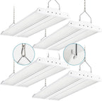 High Bay LED Shop Lights 200W/150W/100W Adjustable 28000LM 4 Pack