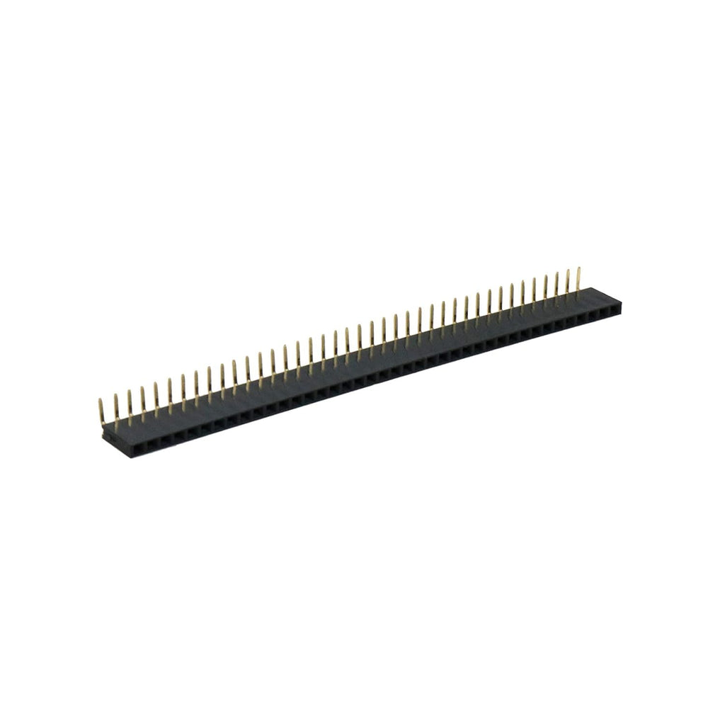 Xiaoyztan 10Pcs 40-Pin Right Angle Female Header 2.54mm