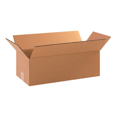 AVIDITI 18 x 8 x 6 Corrugated Cardboard Boxes, Long 18"L x 8"W x 6"H, Pack of 25 | Shipping, Packaging, Moving