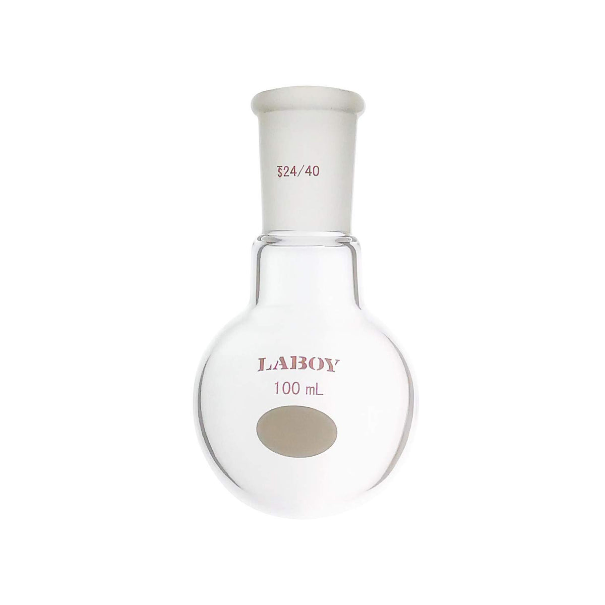 Single-Neck Round-Bottom Flask, 100mL, 24/40 Outer Joint