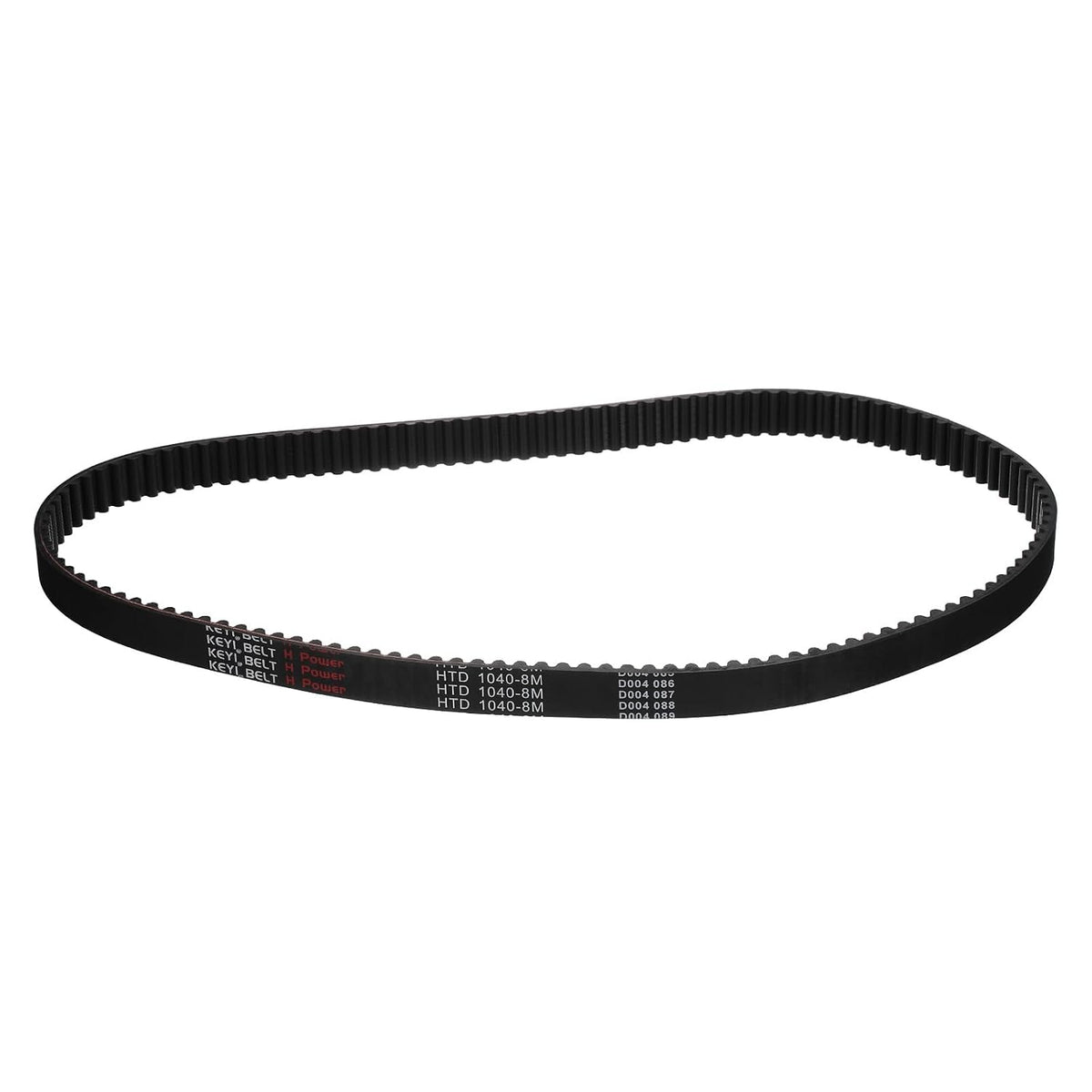 uxcell 1040-8M-20 Timing Belt, 1040mm Pitch Circumference x 20mm Width x 6mm Height, 8mm Pitch, 130 Teeth, Black Rubber Synchronous Belt