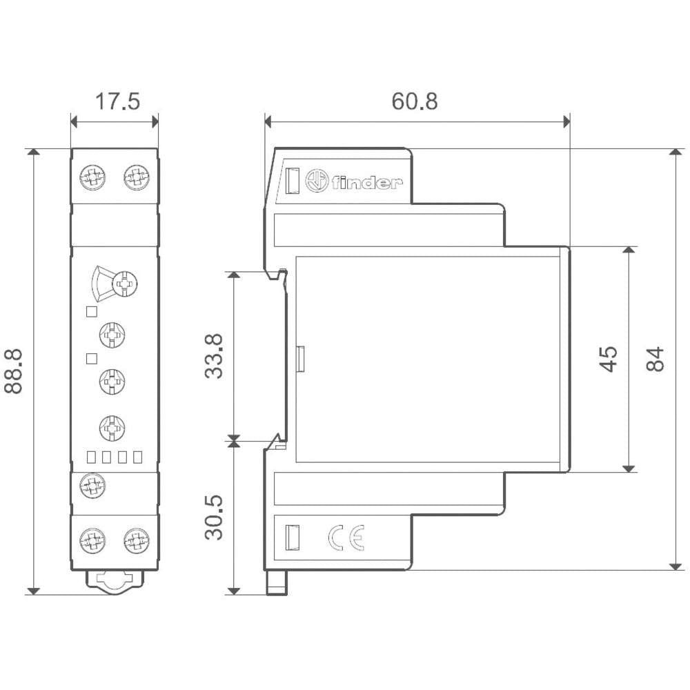 Finder 70 Series - Level Control Relay