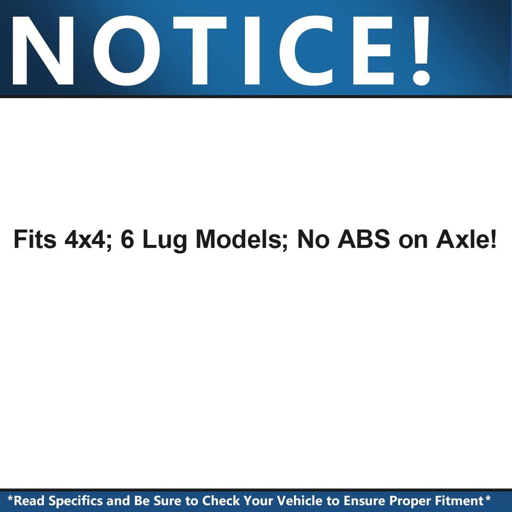 Detroit Axle - 4WD 2 Front CV Axle Shafts for 07-20 Chevy Silverado 1500