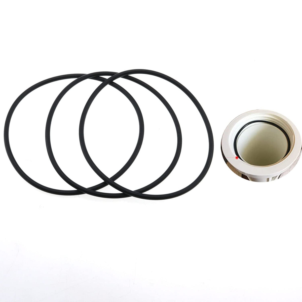 3pcs O-Ring for Water Filter Housings, Diameter 3.5inch O.D. Black O-Ring