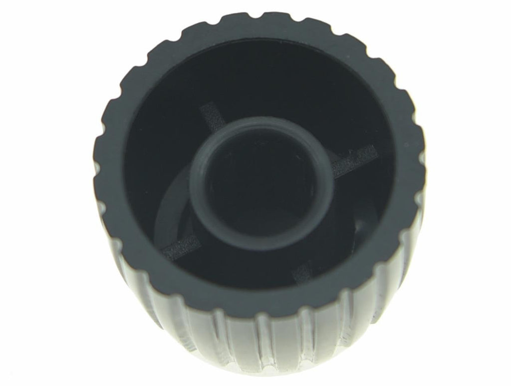 Dopro 20pcs Guitar AMP Amplifier Push on fit Knobs Black w/Silver Cap for Marshall Amplifier