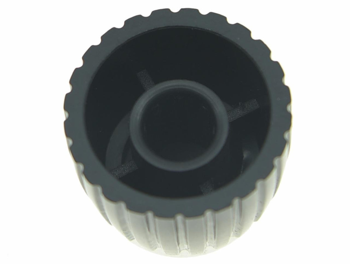 Dopro 20pcs Guitar AMP Amplifier Push on fit Knobs Black w/Silver Cap for Marshall Amplifier
