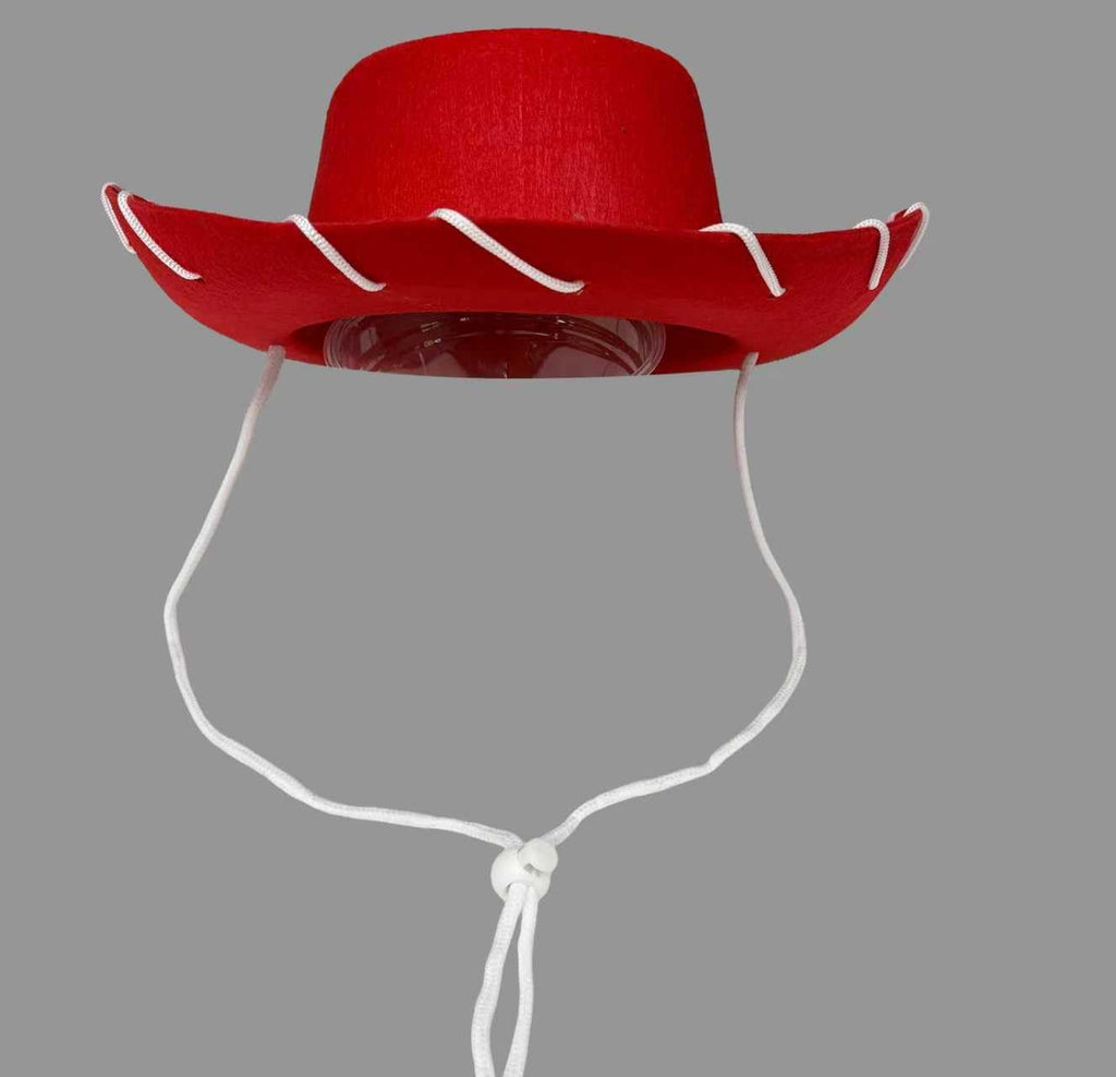 CHILD Felt Cowboy Hat, Western Cowgirl Hat Rodeo Style Costume - KID SIZE