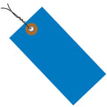 4 3/4 x 2 3/8" Blue Tyvek Shipping Tags - Pre-Wired