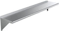 72"x18" Stainless Steel Wall Shelf with Brackets, NSF