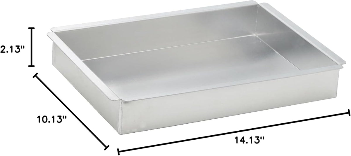2-Inch Deep Aluminum Rectangular Cake Pan, 9-Inch by 13-Inch