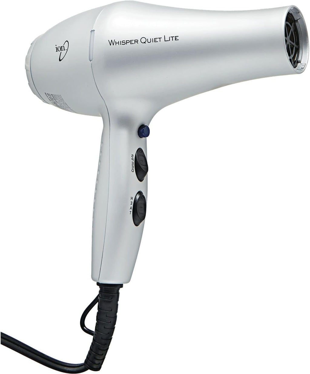 Whisper Quiet Lite Ionic Ceramic Hair Dryer, 1875 Watts, Lightweight, Powerful, 4 Temperatures, 2 Speeds