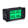 DC 0-300V 100A Digital Battery Monitor, Built-in Shunt, LCD, Solar | Multifunction Power Meter, Multimeter, Ammeter
